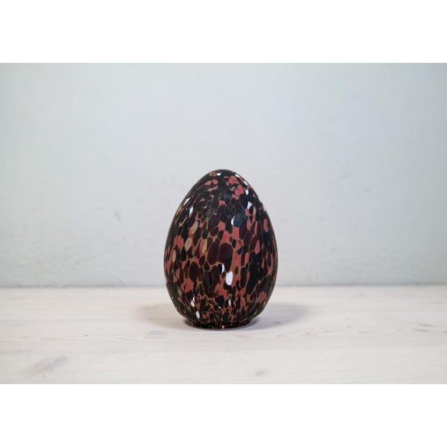 Glass Scandinavian Eggs by Monica Backstrom, Sweden, 1970s, Set of 3 For Sale - Image 7 of 14