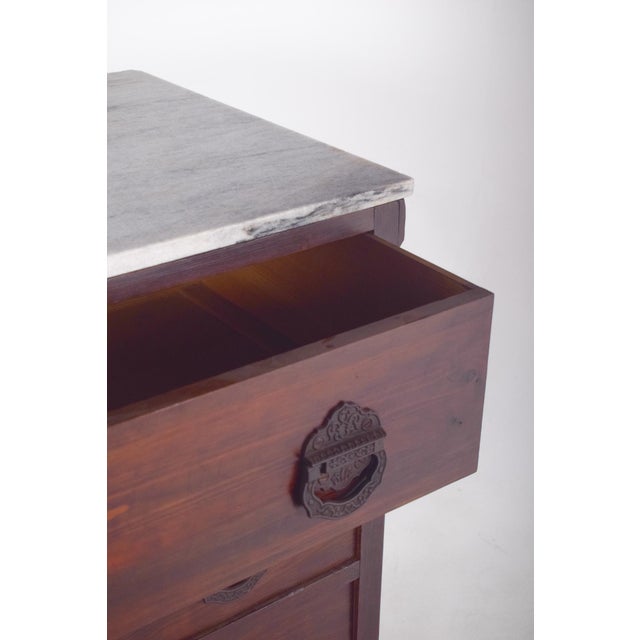 Portuguese Rustic Chest of Drawers, 1950s For Sale - Image 4 of 9