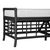 David Francis Luna Bench - Black For Sale - Image 4 of 7