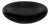 Glossy Black Murano Glass Pocket Empty Bowl, 1970s For Sale