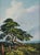 Mid-Century Modern Original Oil Painting Vintage Coastal Landscape by Gildelatorre For Sale - Image 3 of 5