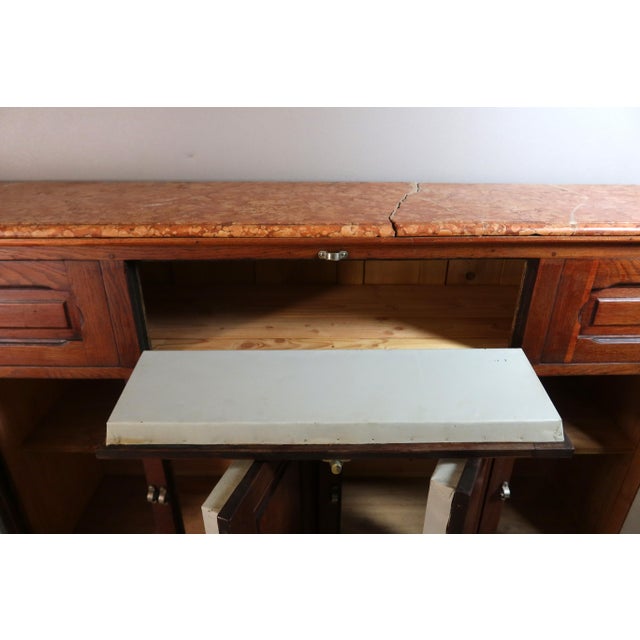 Large Oak Bar and Cabinet, 1890s, Set of 2 For Sale - Image 11 of 15