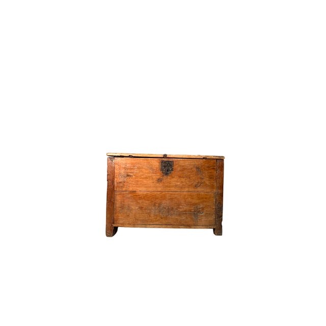Swiss Pine Chest, 17th Century For Sale - Image 4 of 4