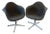 Set of 2 Matched Mid Century Vintage Modern Herman Miller Shell Chairs For Sale