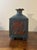 Vintage Mid-Century Studio Ceramic Vase, Sculptural Blue Glaze For Sale - Image 4 of 7