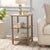 Introducing the Dylin 3 Shelf Accent Table in a calming brown color. This versatile piece features three spacious shelves,...