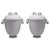 Pair KPM Porcelain Vases "Ribbon" Germany circa 1960 For Sale In New York - Image 6 of 18