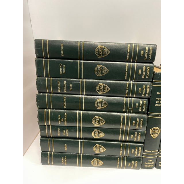 1969 Harvard Classics Leather Bound Books - Set of Thirteen