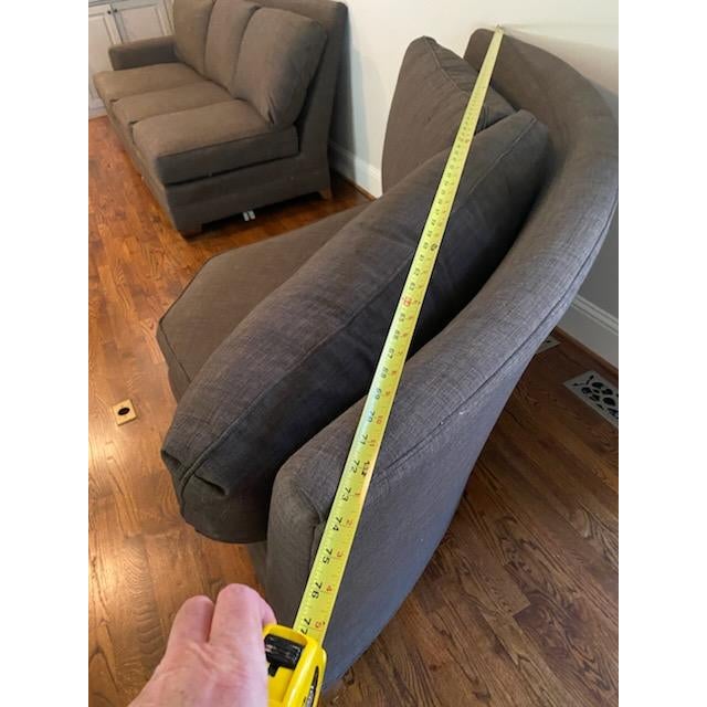 Authentic Rh (Restoration Hardware) Lancaster Sectional – Deep-Seat Luxury L-Shape For Sale - Image 10 of 12