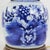 Wood Blue and White Antique Porcelain Vase Lamp With Cobalt Floral Motif on Wood Base For Sale - Image 7 of 16