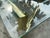 1970s Attributed to Karl Springer Hollywood Regency Style MCM Brass Tubular Coffee Glass Table For Sale - Image 13 of 18