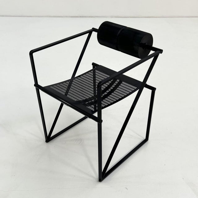 Alias Black Seconda Chair by Mario Botta for Alias, 1980s For Sale - Image 4 of 11
