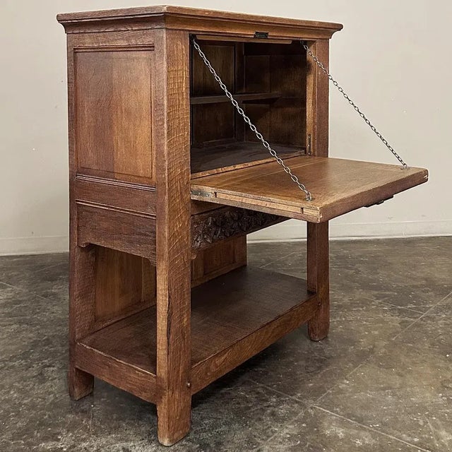 Antique Neoclassical Revival Raised Cabinet ~ Dry Bar For Sale In Dallas - Image 6 of 12