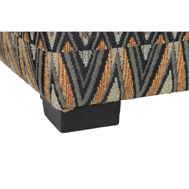 Upholstered Cube Storage Ottomans, a Pair For Sale In Tampa - Image 6 of 7