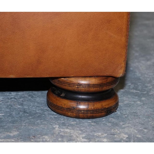 Tan Leather Cordoba Two-Seater Sofa from Tetrad For Sale - Image 10 of 18