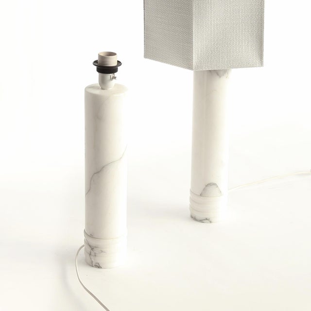 Swedish Marble Model B-10 Table Lamps by Bergboms, 1960s, Set of 2 For Sale - Image 6 of 8