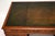 Wood Vintage Georgian Style Pedestal Desk with Leather Top, 1930 For Sale - Image 7 of 11