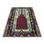 1980s Tribal Burgundy Hand Knotted Rug For Sale