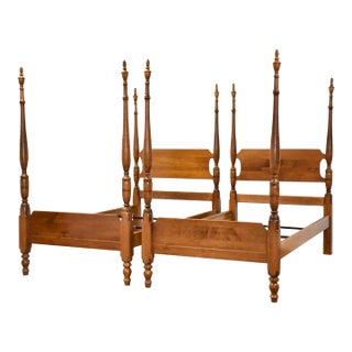 Maple Twin Beds by Sweat Comings - a Pair For Sale