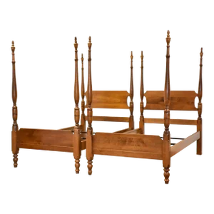 Maple Twin Beds by Sweat Comings - a Pair
