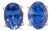Natural Tanzanite Stud Earrings, Aaa Oval 7x5mm, Solid 14k Gold Studs, Pair For Sale