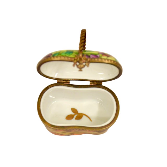 Limoges, France Limoges Fruit Basket Box For Sale - Image 4 of 5