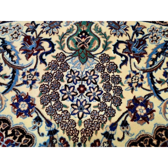 Beige Middle Eastern Nain Rug in Cork Wool For Sale - Image 8 of 11