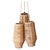 Mid-Century Modern Straw Pendant Lights, 1950s, Set of 3 For Sale - Image 17 of 17