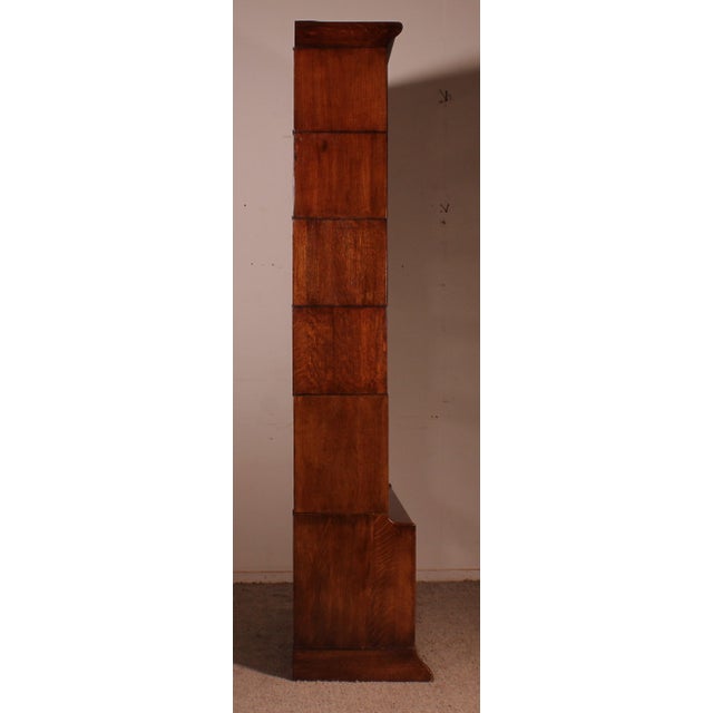 Tan Stacking Bookcase in Oak, 1890s For Sale - Image 8 of 11