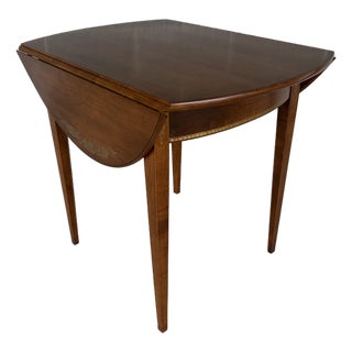 Hitchcock Harvest Maple Hepplewhite Style Drop Leaf 42" Dining Table For Sale