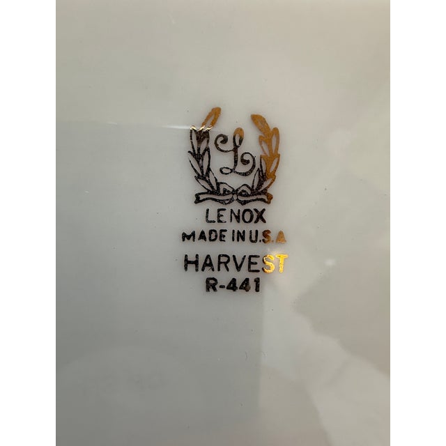 Mid-Century Modern Lenox 24k Gold Harvest Wheat China, Set of Forty-Eight For Sale - Image 3 of 12