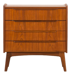 Danish Chest of Drawers with Hidden Desk, 1960s