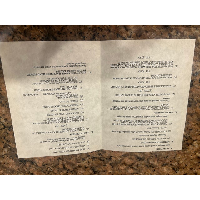 Sky Blue Thomas Frederick McKnight Amalfi Coast Suite: Ravello Garden 2000 For Sale - Image 8 of 9