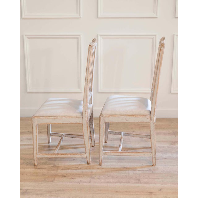 Pair of Swedish Gustavian Chairs Signed Carl Johan Wadström, Stockholm, Circa 17 For Sale In Atlanta - Image 6 of 6