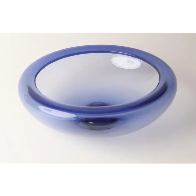 Blue Glass 17792 Fruit Bowl By Per Lütken for Holmegaard For Sale - Image 11 of 11