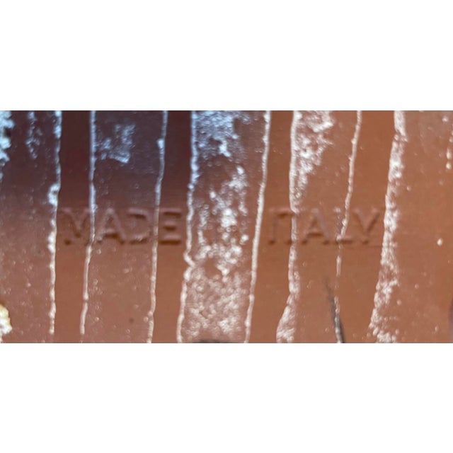 Mid Century Tropical Design Tiles Made in Italy Set of Four For Sale In Los Angeles - Image 6 of 6