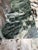 Bronze Frederic Remington Style Native American Horseback Sculpture on Green Marble Base For Sale - Image 8 of 10
