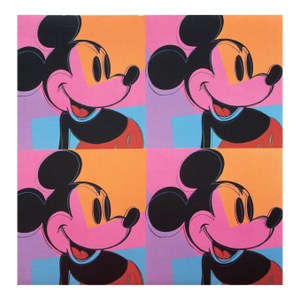 1992 the Andy Warhol Foundation Print "Myths: Mickey Mouse"