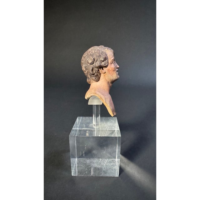 Head of a Neapolitan Nativity Scene Puppet, Late 18th Century For Sale - Image 3 of 7