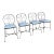 Salterini Outdoor Dining Chairs Set of 4 For Sale