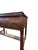 Early 20th Century Early 20th Century Figured Oak Two-Drawer Writing Table With Stretcher Base Circa 1920 For Sale - Image 5 of 12