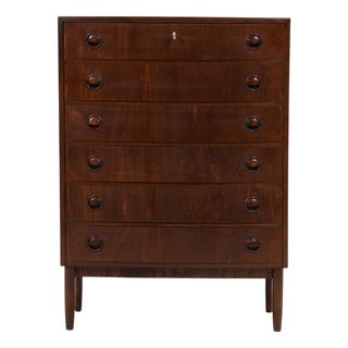 Mid-Century Danish Wooden Chest of Drawers, 1960s For Sale