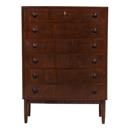 Mid-Century Danish Wooden Chest of Drawers, 1960s For Sale