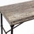 Contemporary Neoclassical Style Bronze and Travertine Console Table For Sale - Image 4 of 4