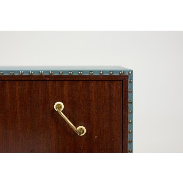 Mahogany and Teak Chest of Drawers, 1950s For Sale - Image 6 of 10