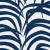 Contemporary Sample - Schumacher Zebra Palm Indoor/Outdoor Fabric in Navy For Sale - Image 3 of 5