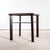 Wood Mid-Century Square Ebony Occasional Table with Shelf, 1970s For Sale - Image 7 of 7
