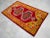 Dimension: 44" x 73" or 3 ft 8 in x 6 ft 1 in Material: wool on cotton. Condition: Used - in very good vintage condition...