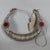 Torchon Necklace in Silver with Nomad Ethnic Red Glass For Sale - Image 11 of 11