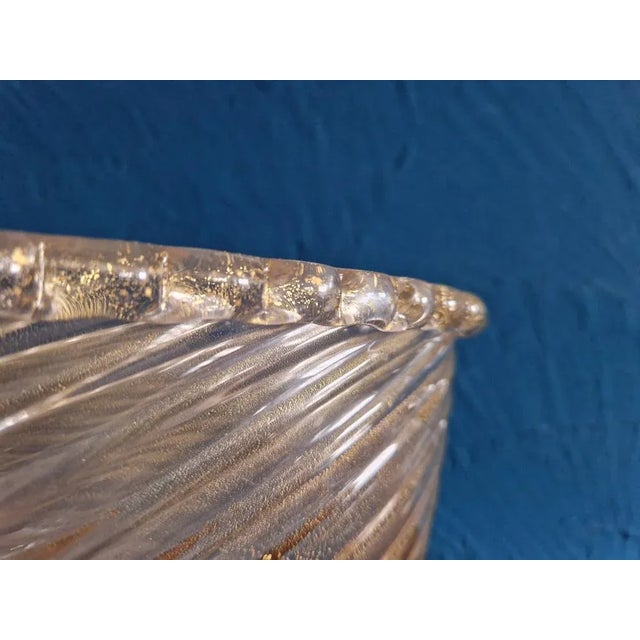 Large Glass Bowl by Barovier & Toso, 1940 For Sale - Image 6 of 9